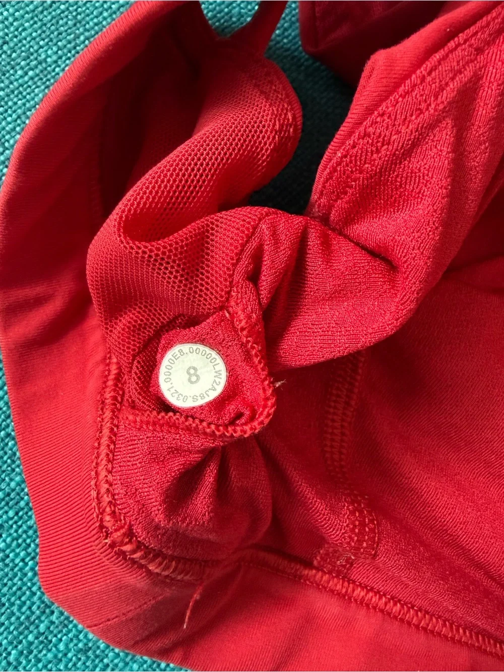 lululemon athletica Red Crossback Strappy Sports Bra